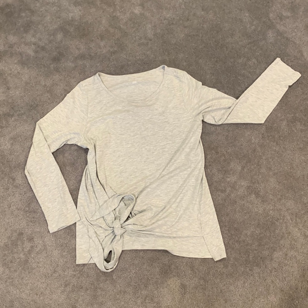 Soft Surroundings Long Sleeve Side Tie Shirt